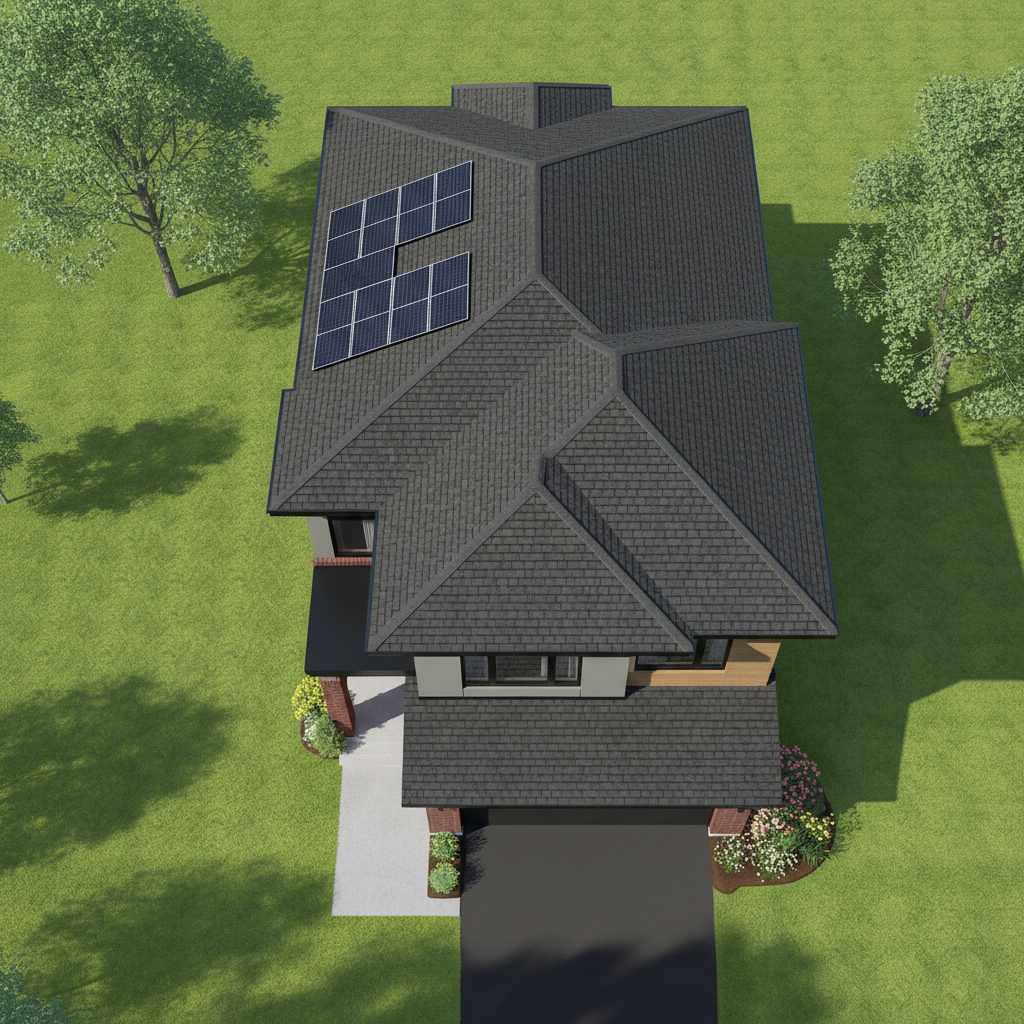 Net Zero Ready – Birds Eye Net Zero Home - Urbandael Construction