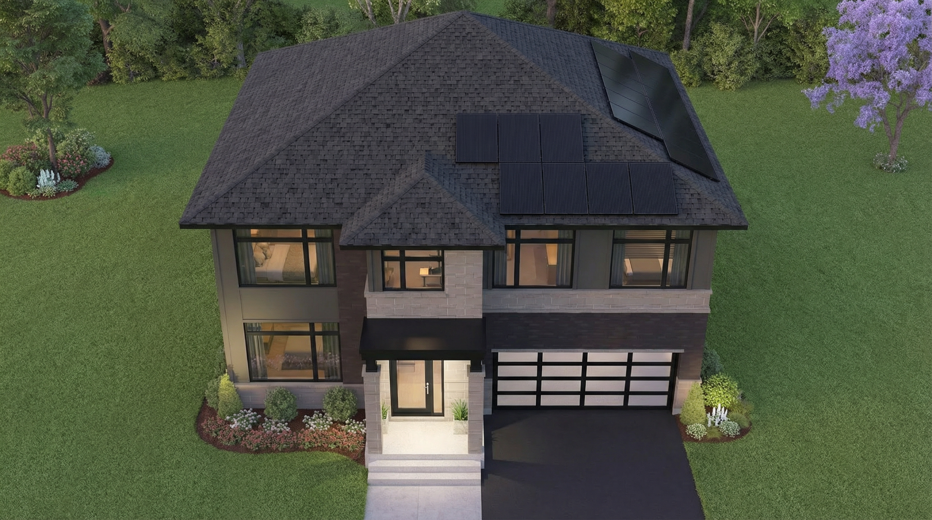 Net Zero Ready Woodland Solar Panels - Urbandale Construction